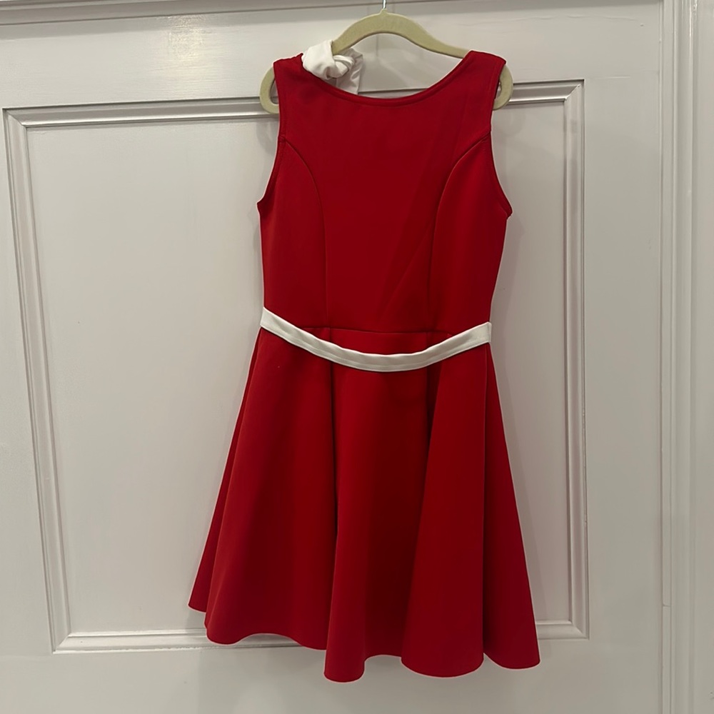 Weissman red dance costume dress skirt medium child MC holiday Christmas
